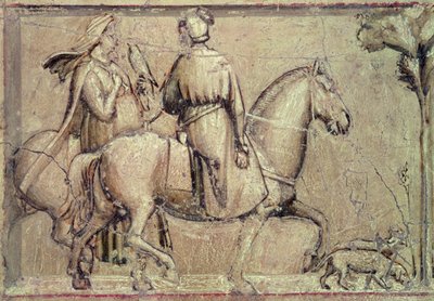 Allegorie der Gerechtigkeit, vor der Restaurierung (Detail) von Giotto di Bondone